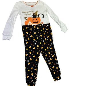 Spooky Night Halloween‎ Pajamas Set Toddler Girls 24 Months Cat Pumpkin